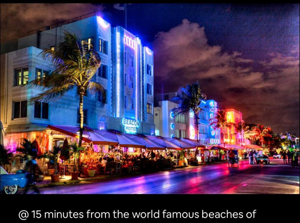 Beautiful House 7 Min From Miami Airport W Free Parking Apartamento Exterior foto